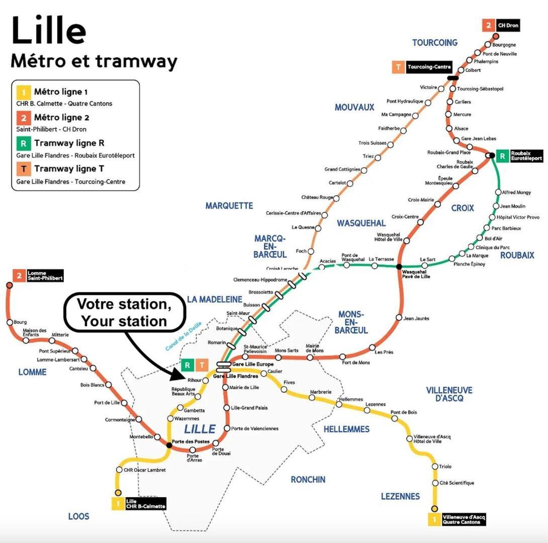 Vieux Lille Appartement Spacieux Et Equipe ภายนอก รูปภาพ